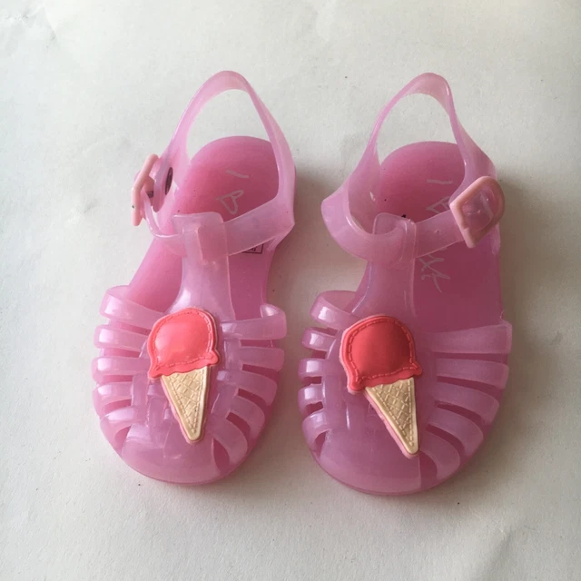 IGOR BABY GIRLS Boys Unisex Clear White Jelly Beans Sandals UK