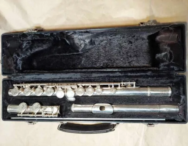 Yamaha LeBlanc Vito 113II Silver Flute With Case, Japan, Good Condition