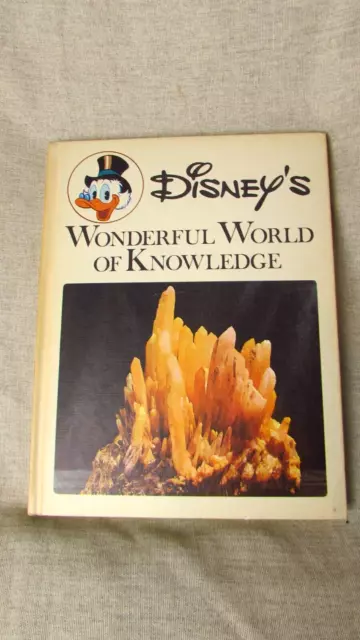 Viintage Disney s Wonderful World Of Knowledge Book [No 8]