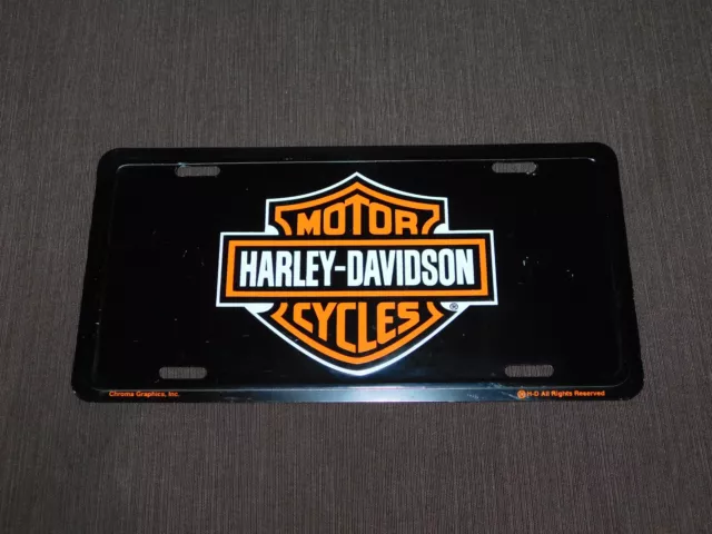12" X 6" Harley-Davidson Motor Cycles Metal License Plate