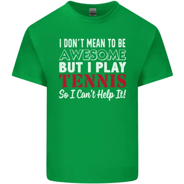 T-shirt top da uomo in cotone I Dont Mean to Be but I Play 10
