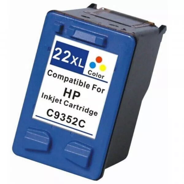 Cartuccia Inkjet per HP 22 XL C9351AE  3180 PSC1410 PSC1402 PSC1415 PSC1417 1417