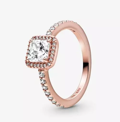 NEW Genuine Pandora Rose Ring 180947CZ Timeless Elegance Sparkle CZ ALE