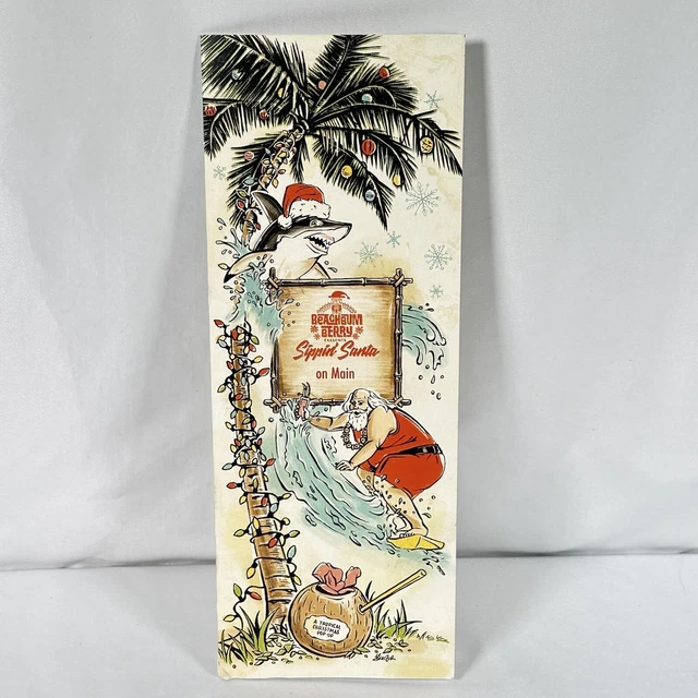 Sippin Santa on Main Las Vegas Christmas Pop Up Tiki Menu Beachbum Berry 2022 Sippin Santa on Main Las Vegas Christmas Pop Up Tiki Menu Beachbum Berry 2022