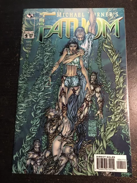Fathom#4 Incredible Condition 9.4(1999) Micheal Turner Story And Art!