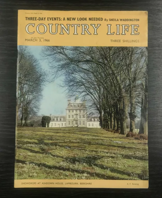 Country Life Magazine: Three-Day Events, Manor House Sandford, 3 March 1966