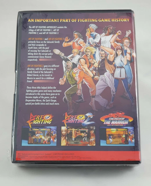 ART OF FIGHTING Anthology Collector s Edition Boite Neo Geo PS4 Limited 