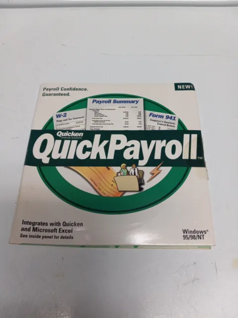 Quicken Quick Payroll For Windows 95/98/NT