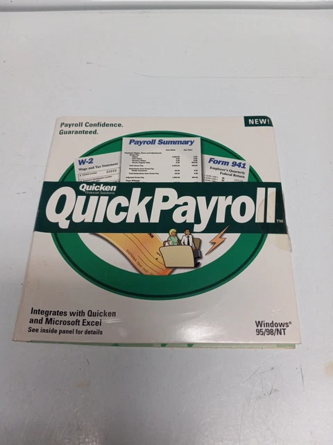 Quicken Quick Payroll For Windows 95/98/NT