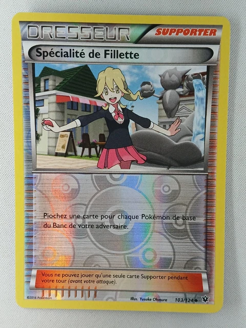 CARTE POKÉMON FRANCAIS REVERSE Spécialité de Fillette (FCO 103) [EX] 16 ...