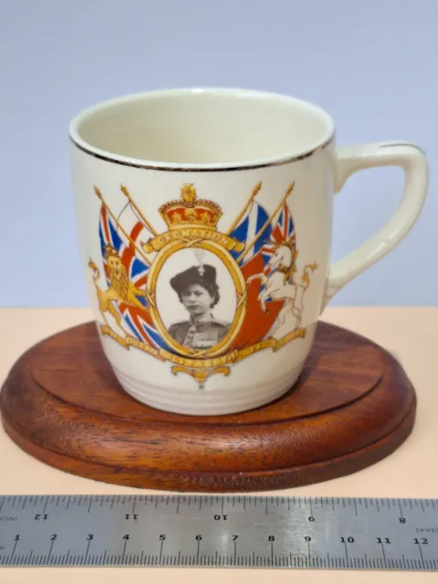 KSP Keele St. Pottery Mug To Celebrate the Coronation Queen Elizabeth II - 1953