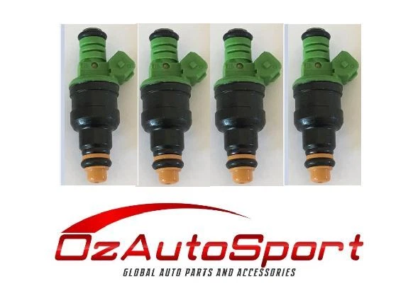 Fuel Injectors x 4 440cc 42lb for FORD FOCUS ZETEC ST170 BMW E30 E36 E46 Green G Fuel Injectors x 4 440cc 42lb for FORD FOCUS ZETEC ST170 BMW E30 E36 E46 Green G