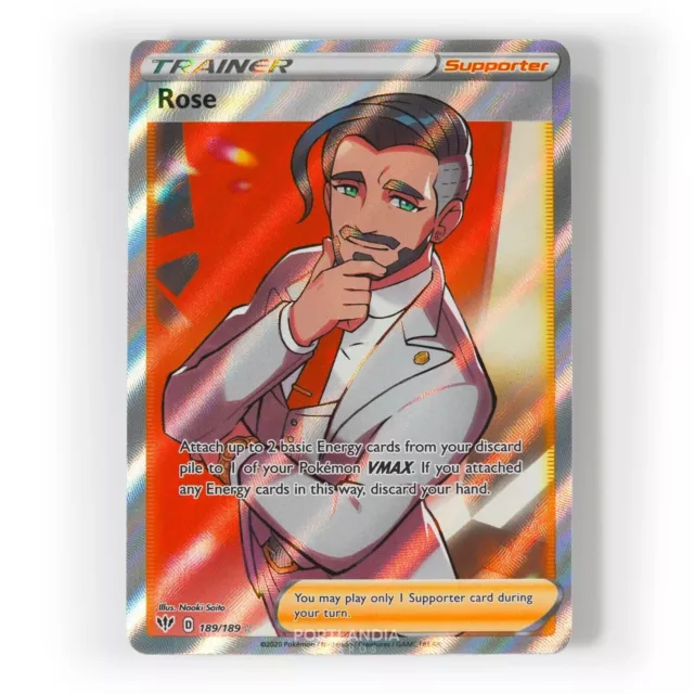 POKEMON ROSE 189 189 SWSH Darkness Ablaze Full Art Trainer