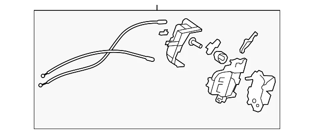 OEM NEW 2009-2014 Subaru Impreza Lock Actuator Right Passenger Side 61035FG200
