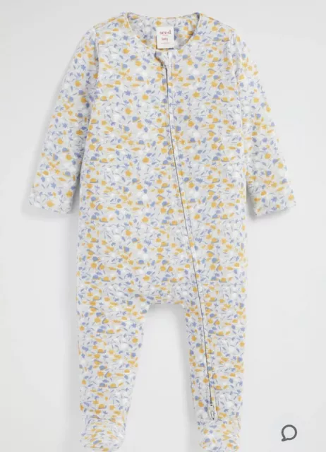 Seed Foliage Zipsuit - BNWT - Size Newborn 0000 (RRP $40)