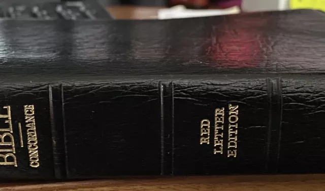 holy bible concordance red letter edition world