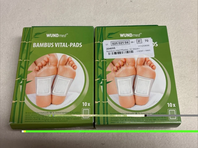10 STCK BAMBUS Vital-Pads / Wellness-Bambus-Pflaster "Vitalisierend" Bambus  EUR 5,99 - PicClick DE