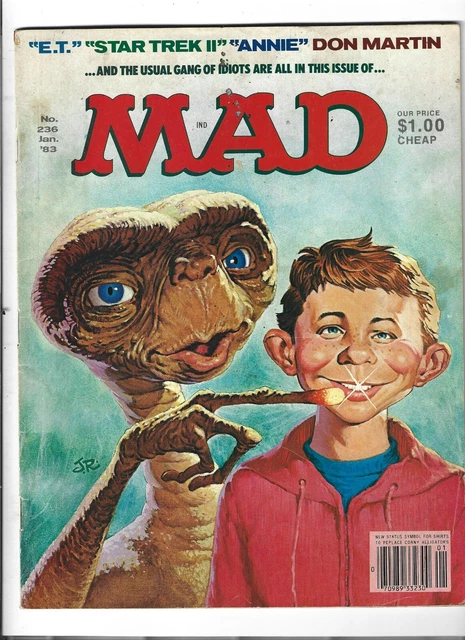 Mad Magazine number 236 in very fine condition. Issue is bagged and boarded.
