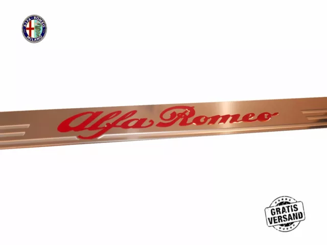 Battitacco Alfa Romeo Set 2-TLG Acciaio Inox Universale 3