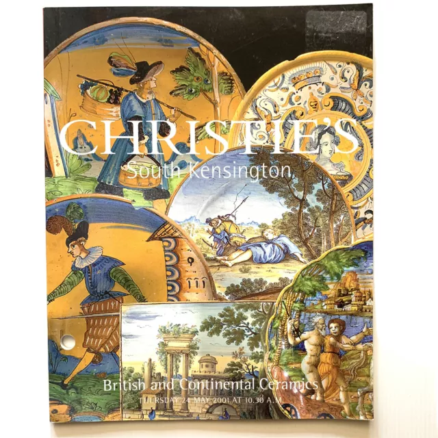 Christie’s Auction Catalogue British & Continental Ceramics South Ken 2001