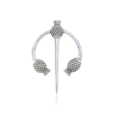 Cardo Scozzese Cardo .925 Pendente Argento Sterling Scelta Di Gem Peter Stone Gioielli 