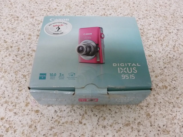 Canon Digital IXUS 95 IS Camera Red Samsung  32gb sd card  - Boxed