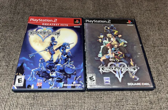 Kingdom Hearts 2 Sony Playstation 2 PS2 Complete Manual Tested