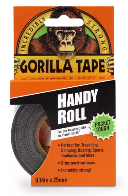 GORILLA TAPE Ruban Adhésif Mastic Tubeless Handy Roll 9.14m X 25mm