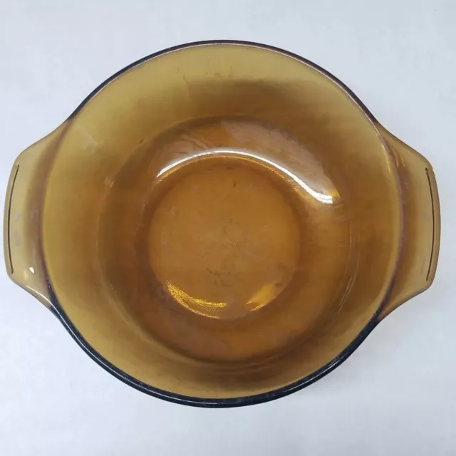ANCHOR HOCKING AMBER Glass Ribbed Dish 1440 3 QT 9x14” Baking Casserole  Vintage $24.99 - PicClick