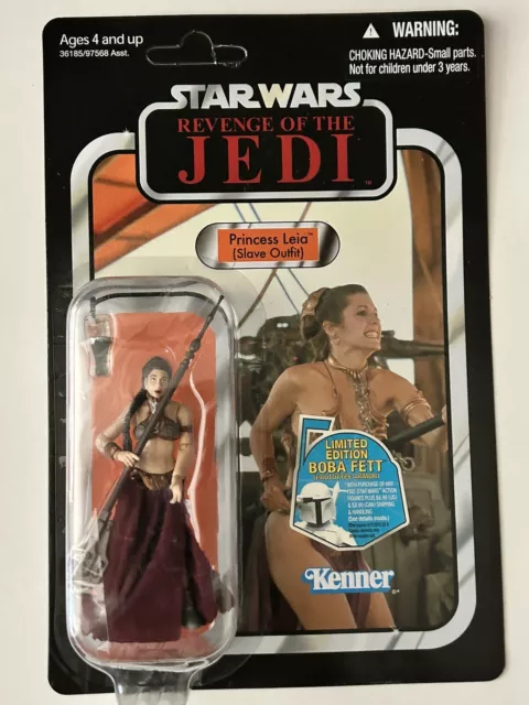 Star Wars Rache der Jedi-Prinzessin Leia Sklavenoutfit Vintage VC64 ungestanzt