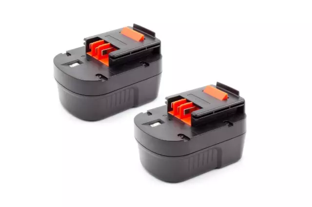 2x Batería para Black & Decker HP122KD HP126F2B HP126F2K HP126F3B 1500mAh 12V