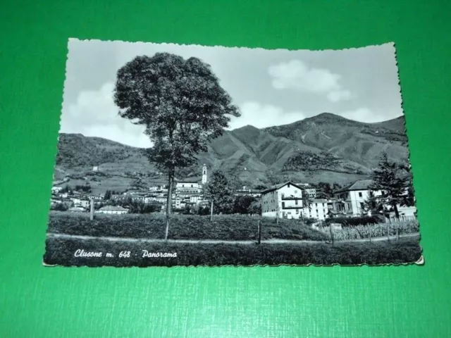 Cartolina Clusone - Panorama 1959