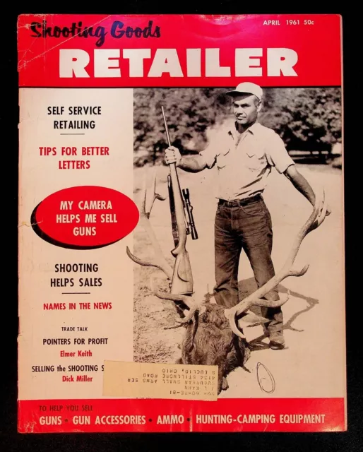 VINTAGE SHOOTING GOODS Retailer Magazine April 1961 Guns Ammo Hunting ...