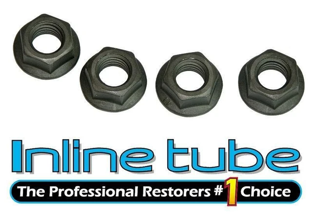 1964-72 Gm A F Body Power Brake Booster To Firewall Mounting Stud Nuts 4Pc Nosr