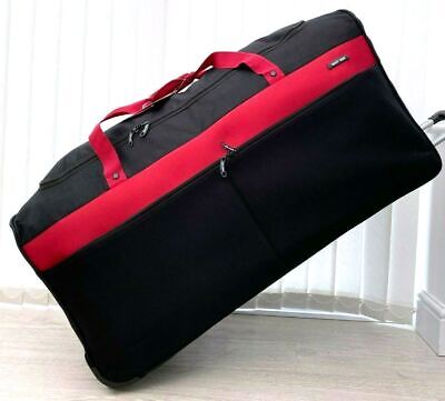 H Duty XL 40" Wheeled Holdall Travel Luggage Trolley Suitcase Duffel Cargo Bag