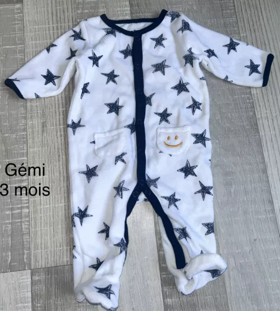 Pyjama bébé - Gemo - 3 mois