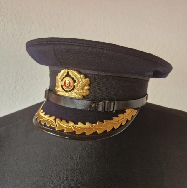 DDR NVA Schirmmütze für Offiziere (KKpt - KptzS) der Volksmarine - 70/80er Jahre