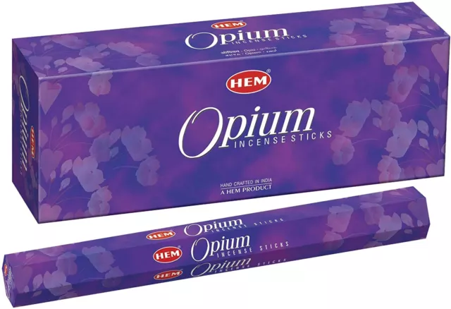 Orignal Hem Opium Incense Sticks Agarbatti Peace of Mind From India