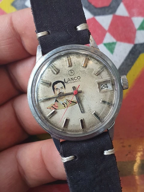 Cadran De Montre Lanco Automatic Vintage - Diamètre 30,06 Mm - Neuf Ancien Stock