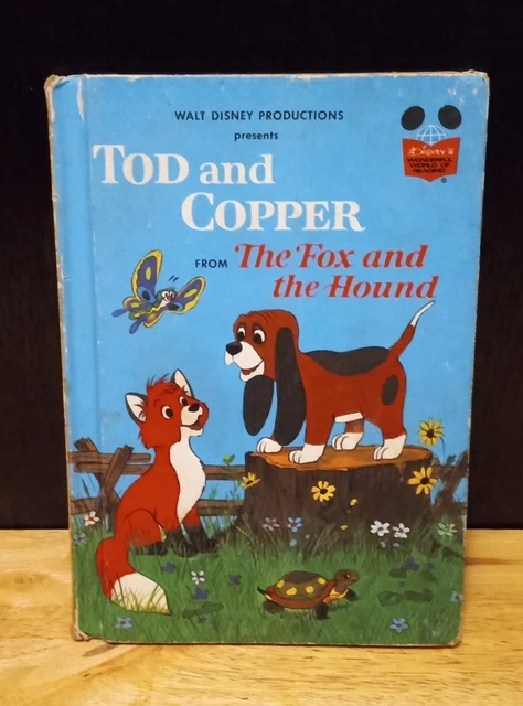 TOD AND COPPER from The Fox and the Hound (1981) copertina rigida Walt ...