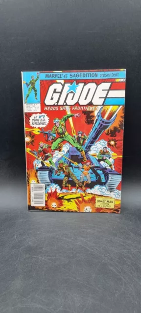BD G.I.Joe héros sans frontières n°1 1987 Marvel et Sagédition