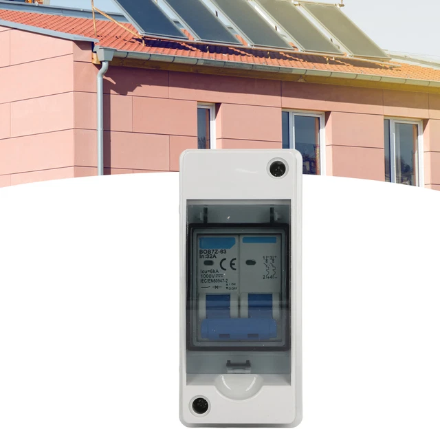 PV DC CIRCUIT Breaker 32A 6KA DC Isolator Switch Solar Disconnect Switch 1000V £18.17 PicClick UK