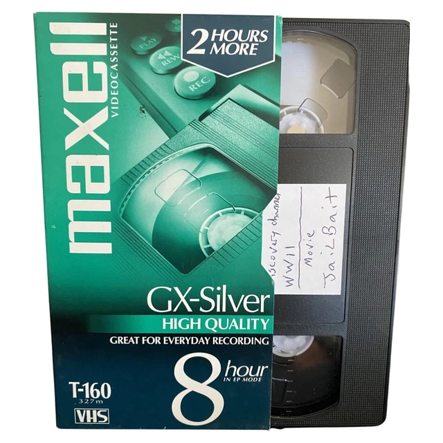 VHS RECORDED TAPE sold as used blank To Record Over 7.45 PicClick