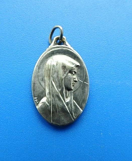 Médaille Larme Apparitions de Lourdes en Argent | La Boutique des Chrétiens