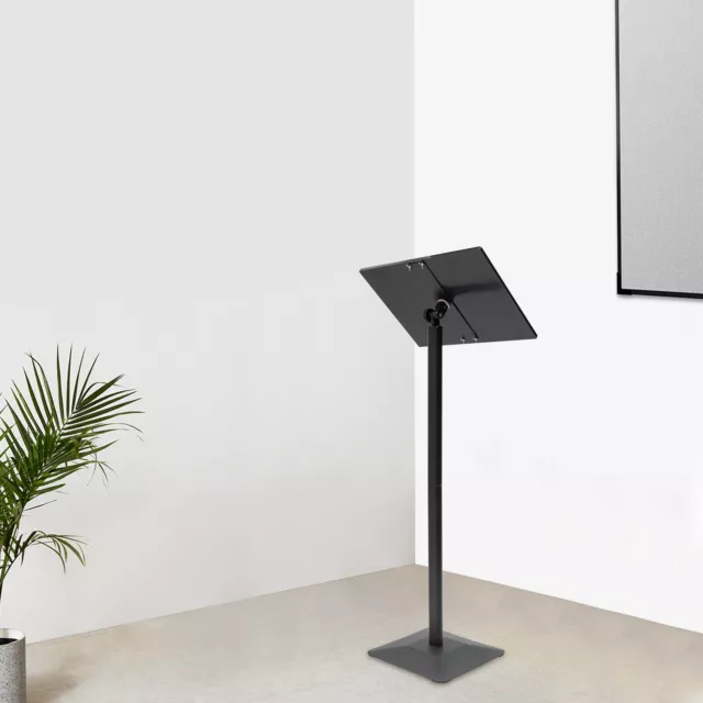Black Church Podium Acrylic Presentation Lectern Pulpit Professional Portable US