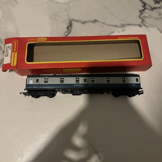 Auto Coach Train HORNBY OO GAUGE R339 Mk1 Br Inter-City 2Nd Class Sleeping Car Coach ...