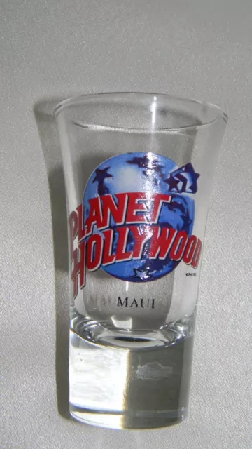 MAUI Hawaii shot glass- Planet Hollywood -  Great Collectible- New