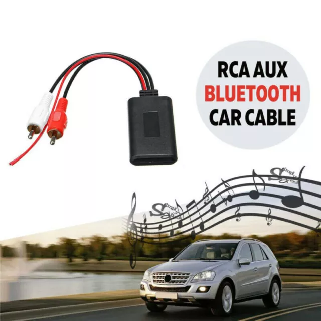 12 V Car Audio Stereo Bluetooth AUX Receiver Module 2RCA Interfac, Cable Adapter