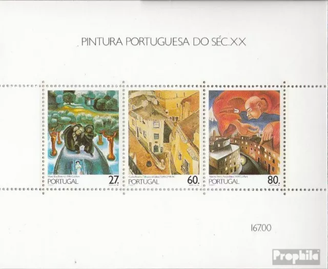 Portugal block61 (complete issue) used 1988 Paintings