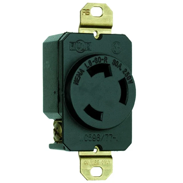Pass & Seymour Turnlok 30 Amp 250-Volt NEMA L6-30R Locking Receptacle